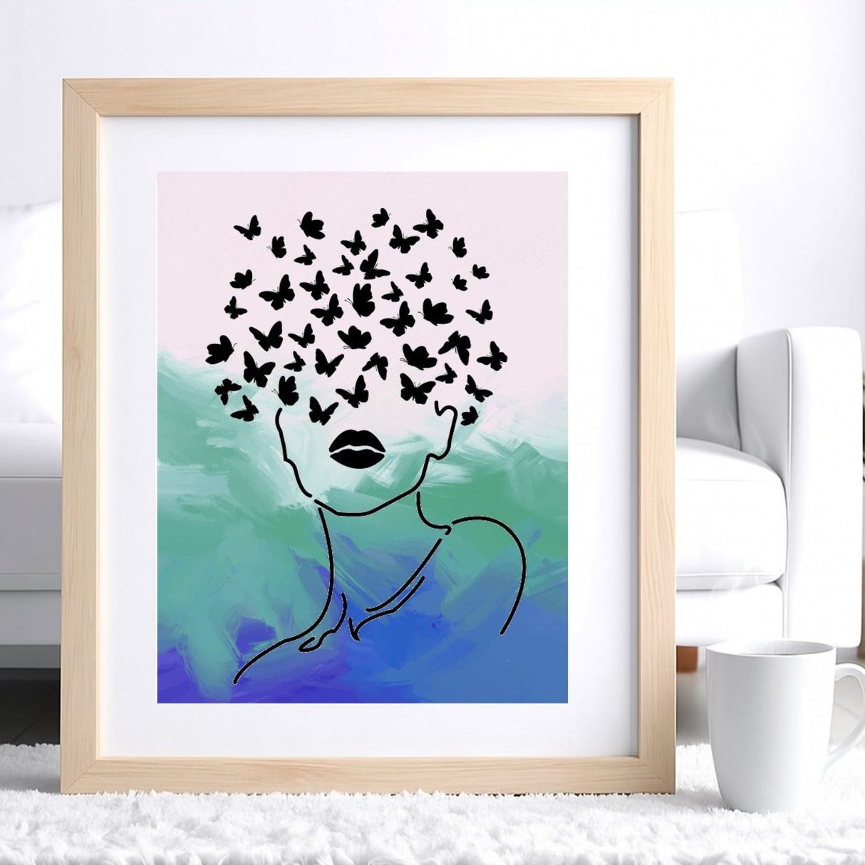 Inspiration déco murale avec le kit pochoir Renaissance de Panash Art