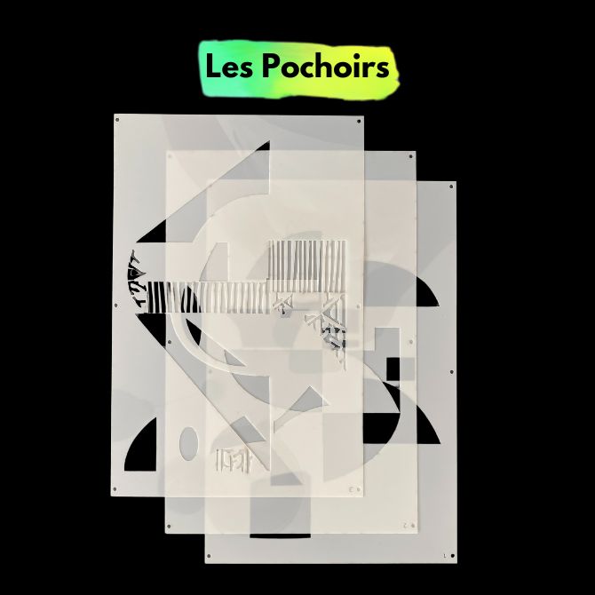 Zoom sur les pochoirs Absolu Panash Art