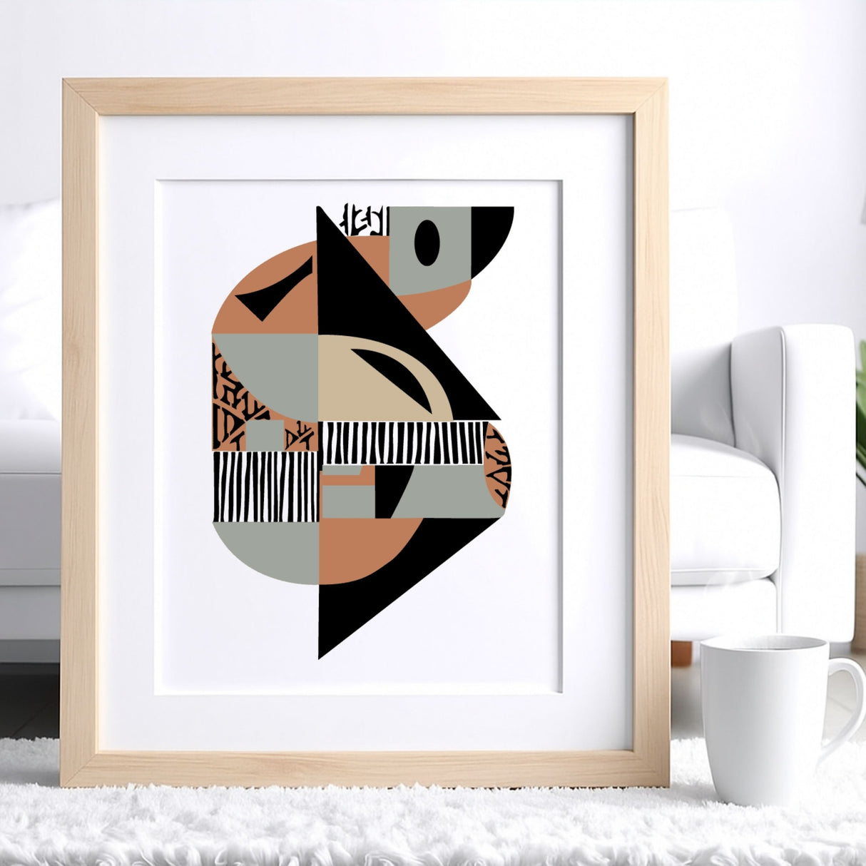 Kit Pochoirs Absolu – 3 pochoirs abstraits superposables + toile A4 incluse