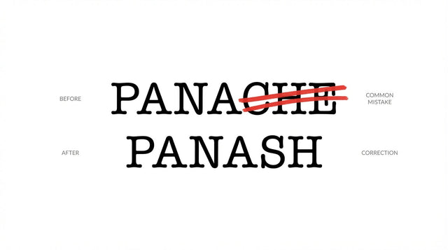 Panache ou Panash ? L’erreur fréquente expliquée ici