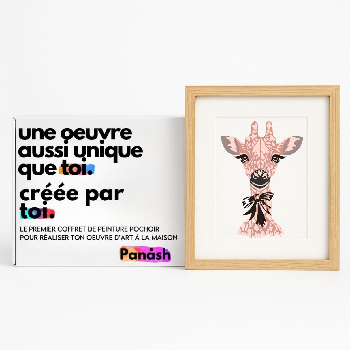 Coffret Créatif Pochoirs "Girafe" – Panash Art