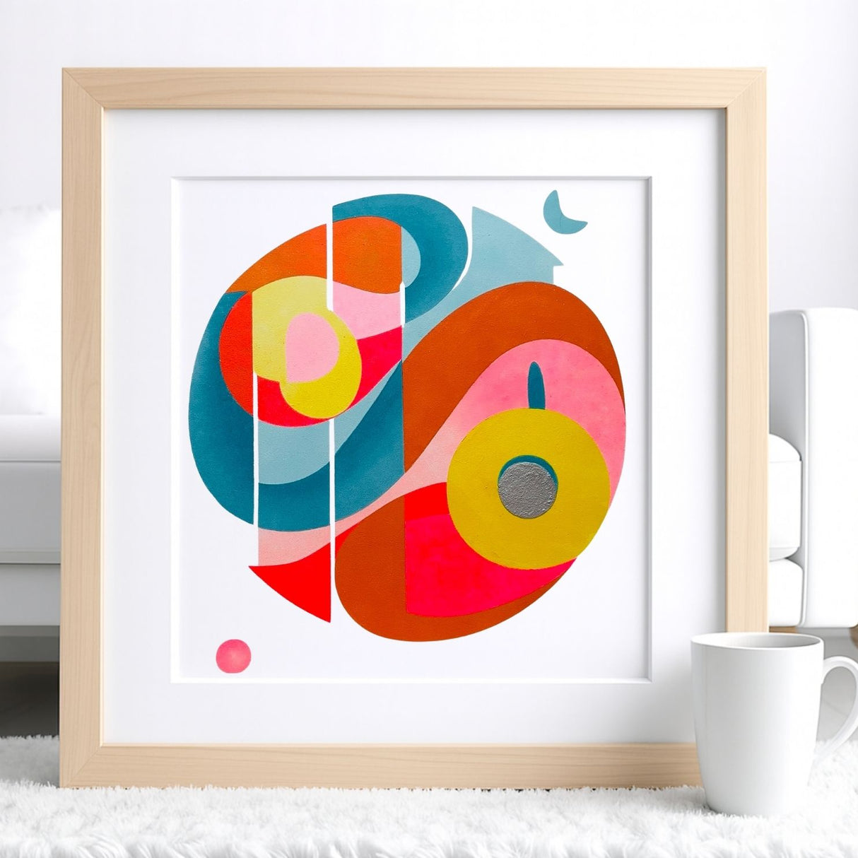 Kit Pochoirs Sinergy – 3 pochoirs abstraits superposables + toile A4 incluse