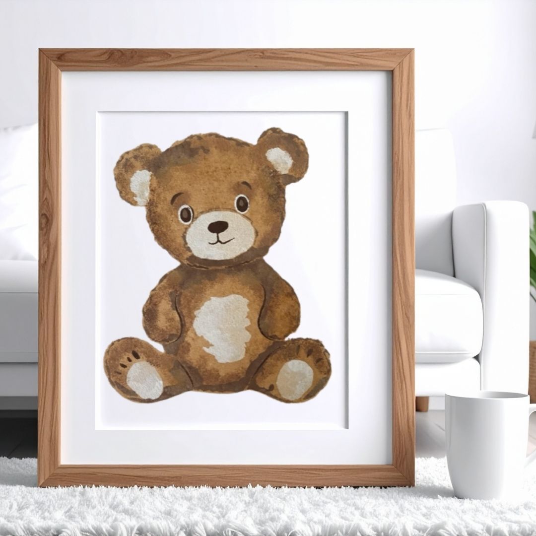Set de 4 Pochoirs de l'Ourson Albert