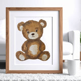 Set de 4 Pochoirs de l'Ourson Albert