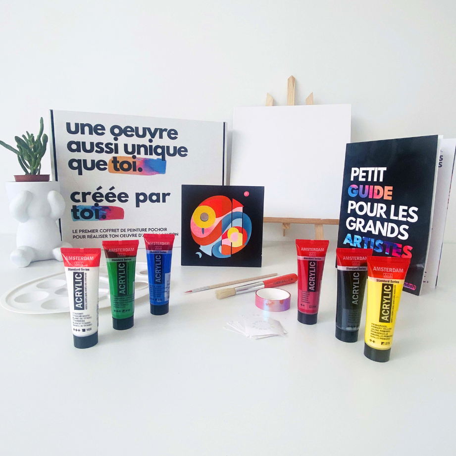 Coffret Créatif Abstrait "SINERGY"
