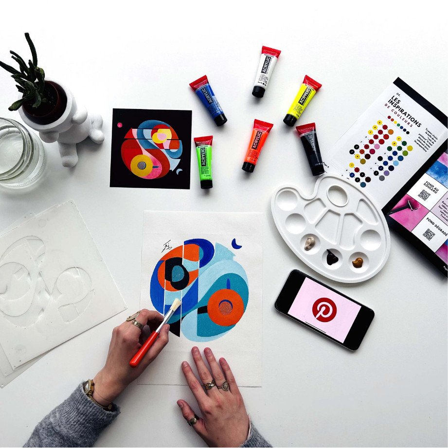 Coffret Créatif Abstrait "SINERGY"
