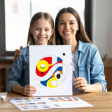 Coffret pochoir SINERGY – 3 pochoirs superposables + kit peinture complet