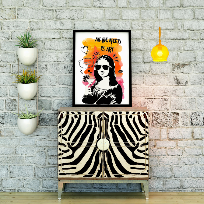 Coffret créatif Street Art "MONA LISA JOCONDE"