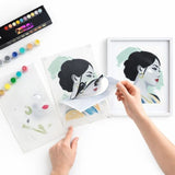 Kit pochoirs créatif Louane |en 4 superpositions | Panash Art