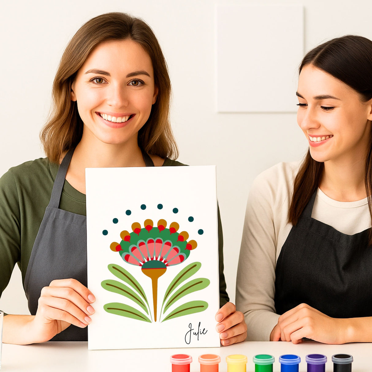 Ambiance artistique autour du modèle Flowers Bali avec Panash Art