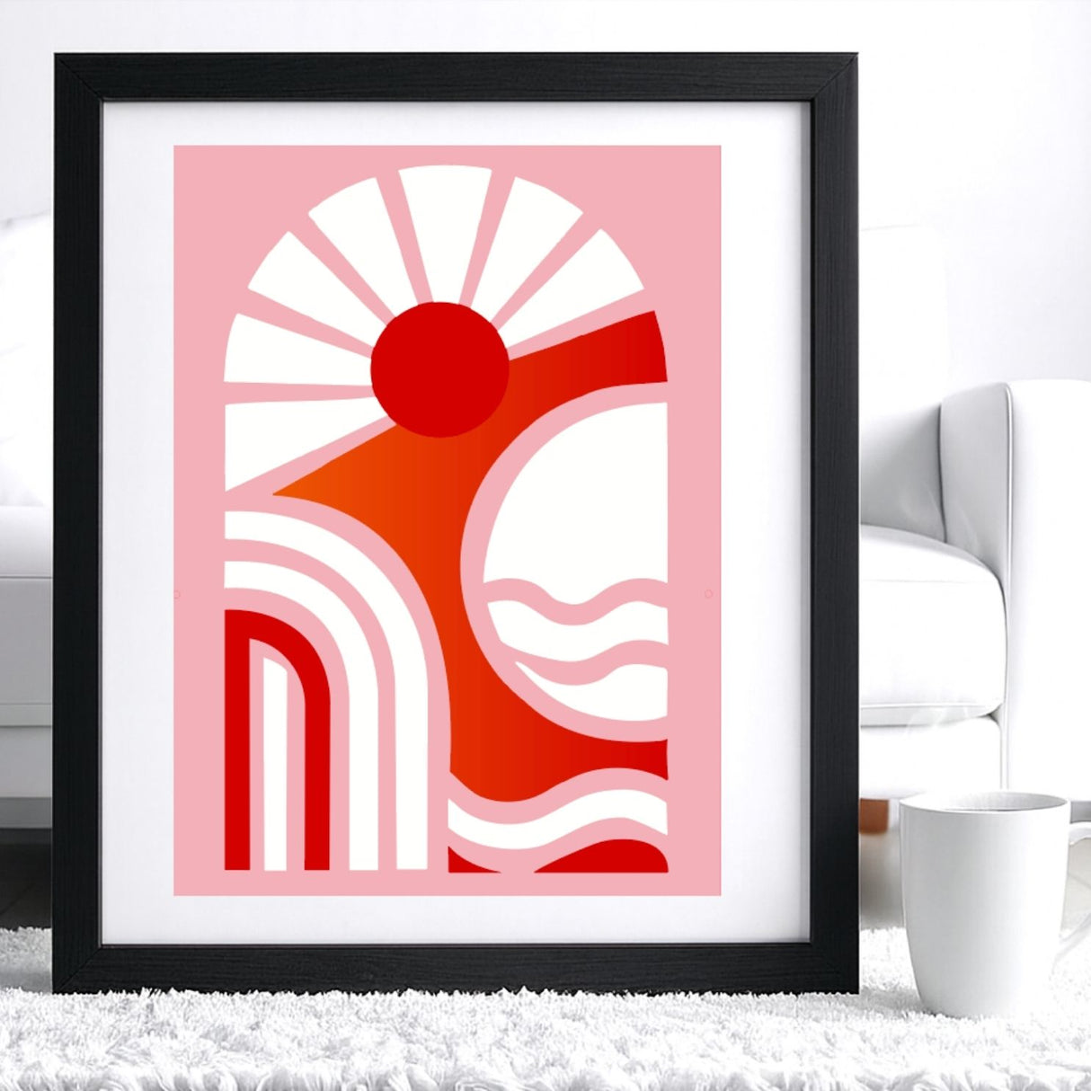 resultat final du kit pochoirs modèle Bloom Linea de Panash Art