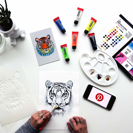 Coffret créatif Animalier "Tigre"