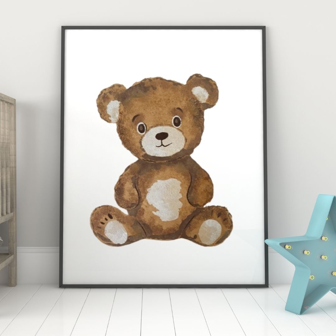 Set de 4 Pochoirs de l'Ourson Albert