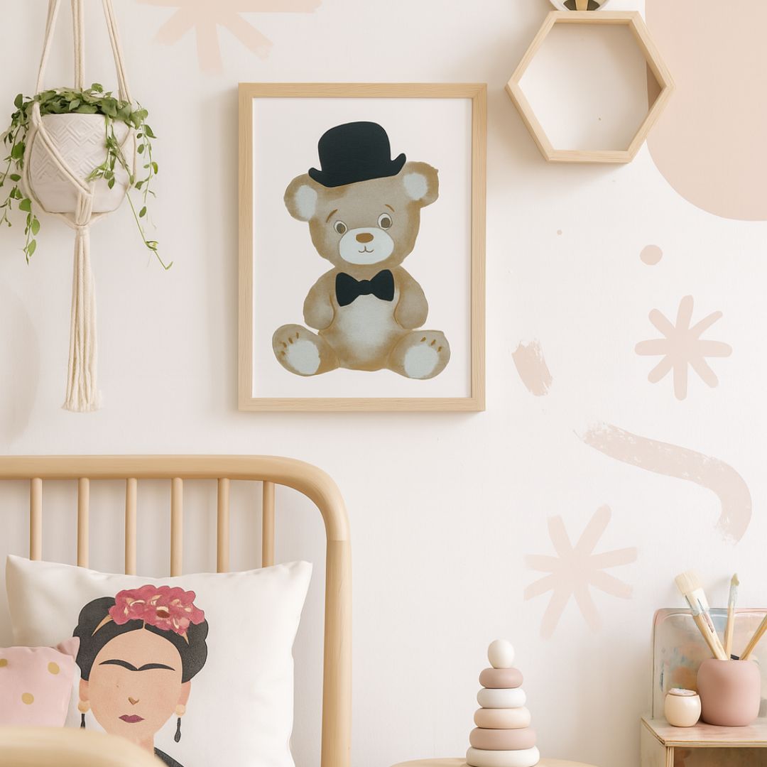 Set de 4 Pochoirs de l'Ourson Albert