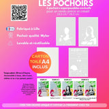 Coffret créatif pochoirs “Joconde” – 3 pochoirs superposables + kit peinture complet | Panash Art