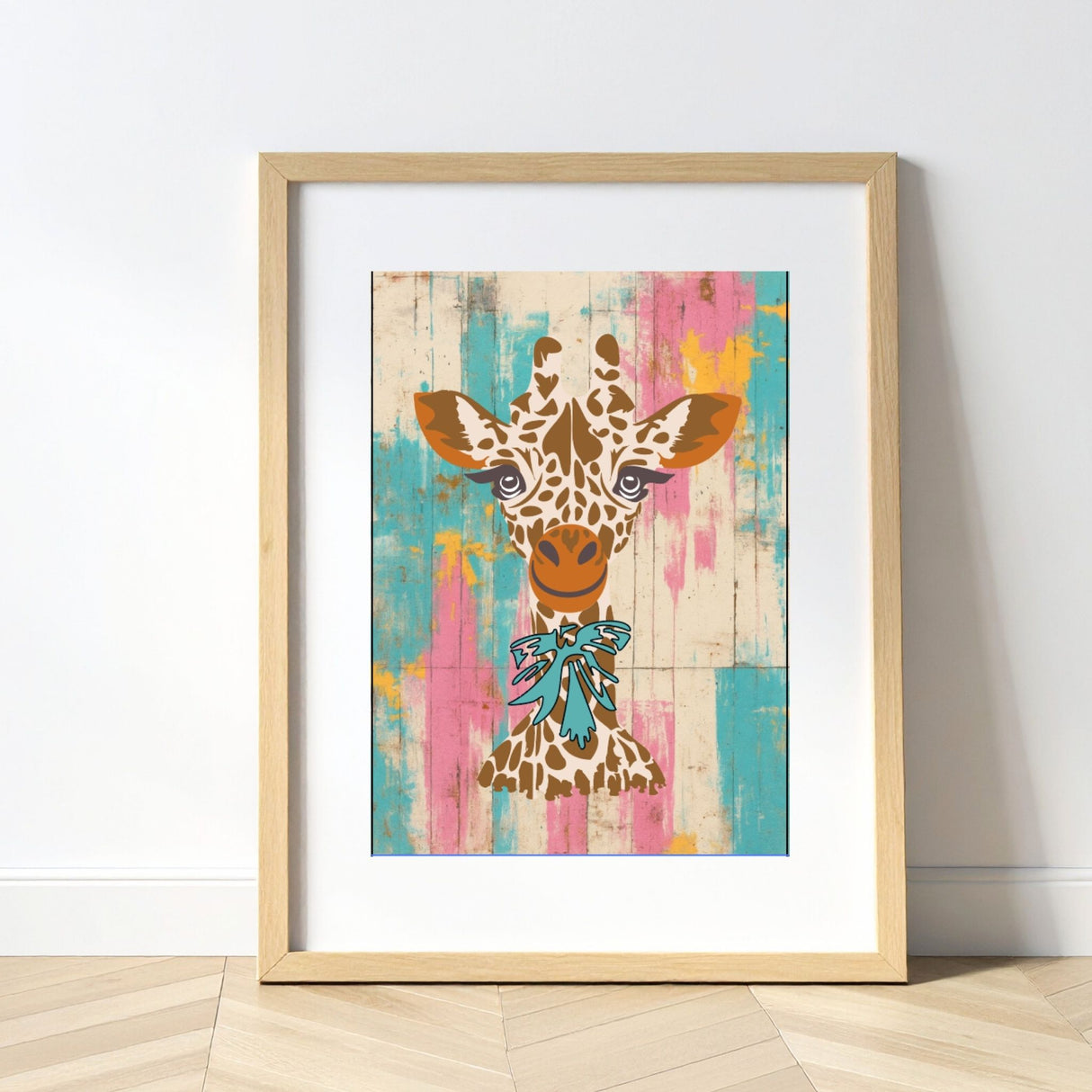 Kit pochoirs créatifs superposables Girafe - Crée une Oeuvre Sauvage et Unique !