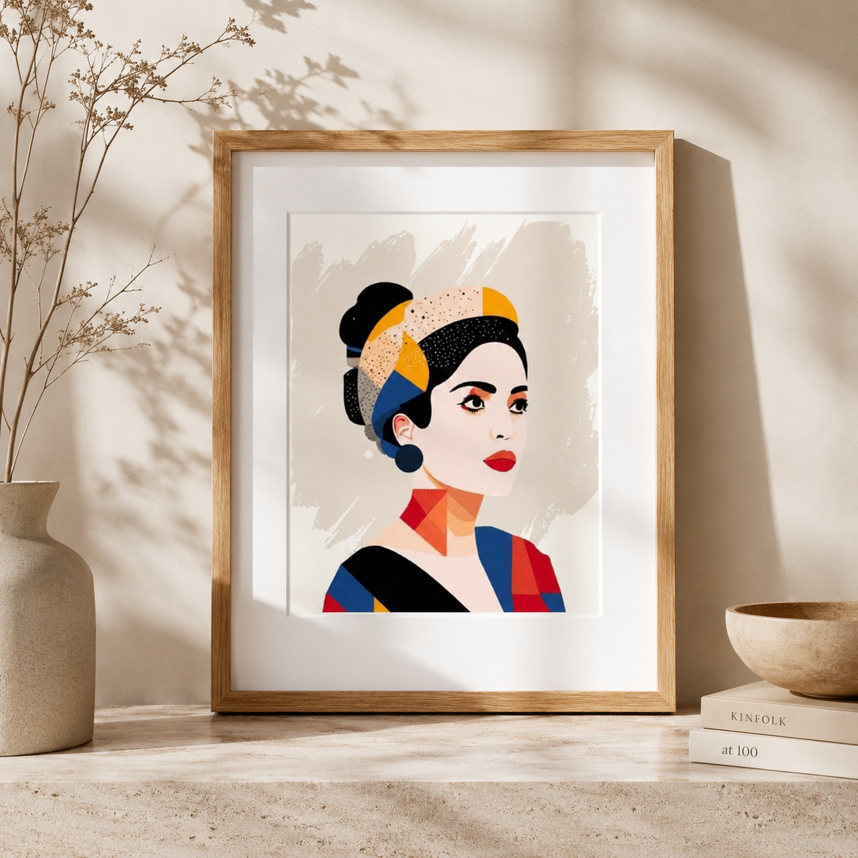 Kit pochoirs créatifs Lana | Portrait pop art contemporain en 4 superpositions | Panash Art