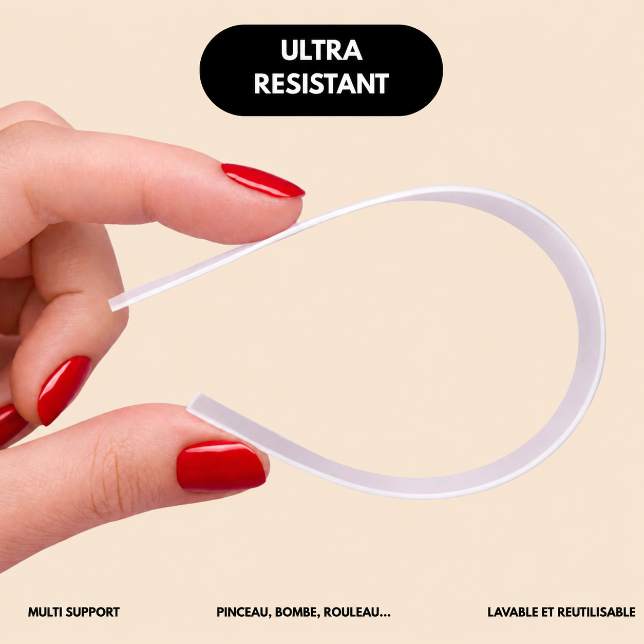 Pochoir flexible Panash Art en matériau ultra résistant – lavable et réutilisable – alternative à la peinture au numéro durable