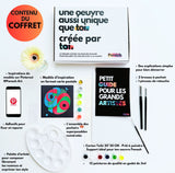 Coffret pochoir SINERGY – 3 pochoirs superposables + kit peinture complet