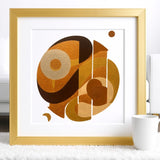 Kit Pochoirs Sinergy – 3 pochoirs abstraits superposables + toile A4 incluse