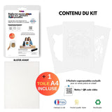 Kit pochoirs créatifs superposables Tigre - Crée une Oeuvre Sauvage et Unique !
