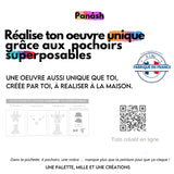 Set de 3 Pochoirs Animaliers - Girafe, une touche exotique