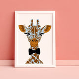 Set de 3 Pochoirs Animaliers - Girafe, une touche exotique