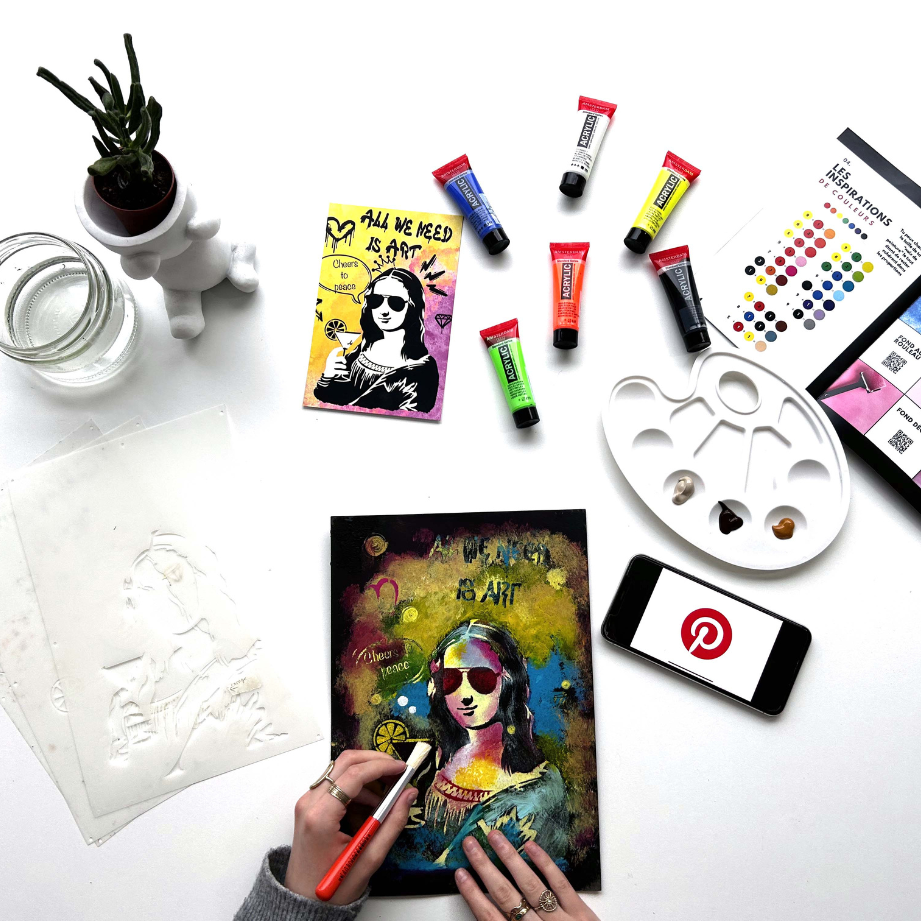Coffret créatif Street Art "MONA LISA JOCONDE"