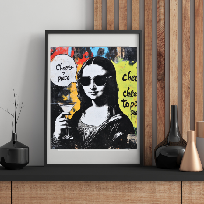 Coffret créatif Street Art "MONA LISA JOCONDE"