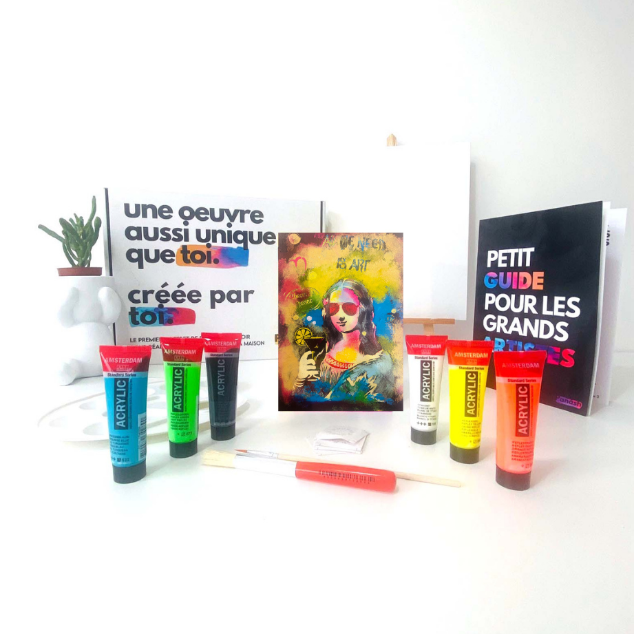 Coffret créatif Street Art "MONA LISA JOCONDE"