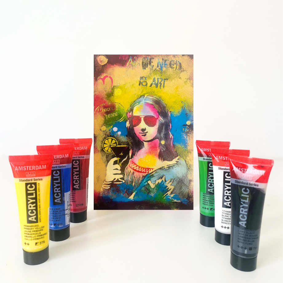 Coffret créatif Street Art "MONA LISA JOCONDE"