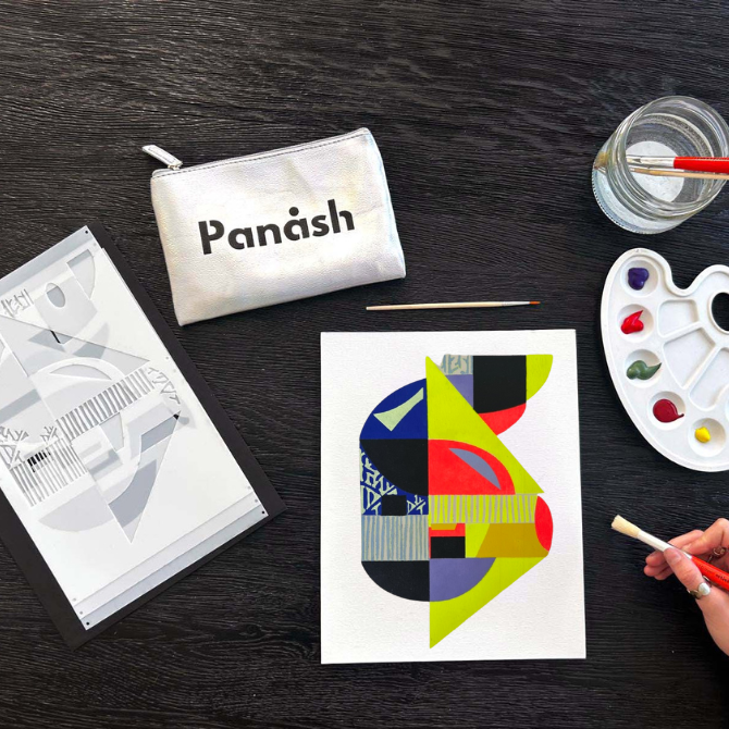 Set de 3 Pochoirs Abstraits - Absolu, l'expression pure de l'art