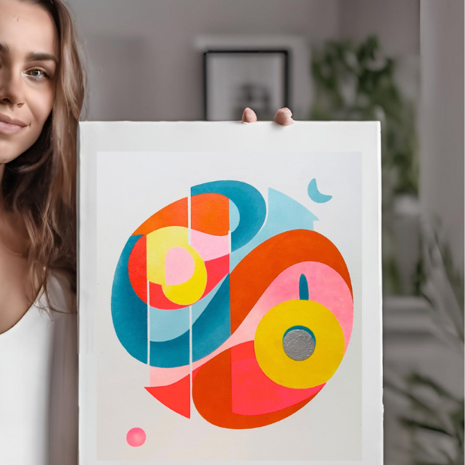 Coffret Créatif Abstrait "SINERGY"
