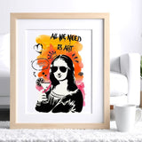 Kit Pochoirs Joconde Pop – 3 pochoirs A4 + accessoires pour pimper la Mona Lisa