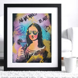 Kit Pochoirs Joconde Pop – 3 pochoirs A4 + accessoires pour pimper la Mona Lisa