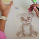 Set de 4 Pochoirs de l'Ourson Albert