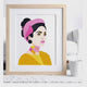 Vidéo du modèle Lana Panash Art réalisé avec 4 pochoirs superposables – portrait femme moderne DIY à peindre soi-même – alternative créative à la peinture au numéro – décoration murale contemporaine fabriquée en France