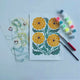 tutoriel pochoir fleurs hortense 2 pochoirs étape par étape peinture facile sans savoir dessiner Panash Art
