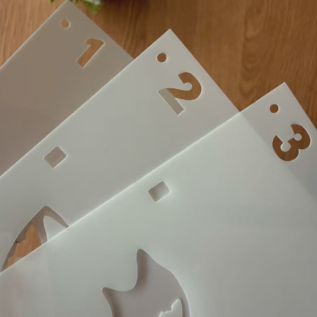 Kit pochoirs créatifs Lana | Portrait pop art contemporain en 4 superpositions | Panash Art