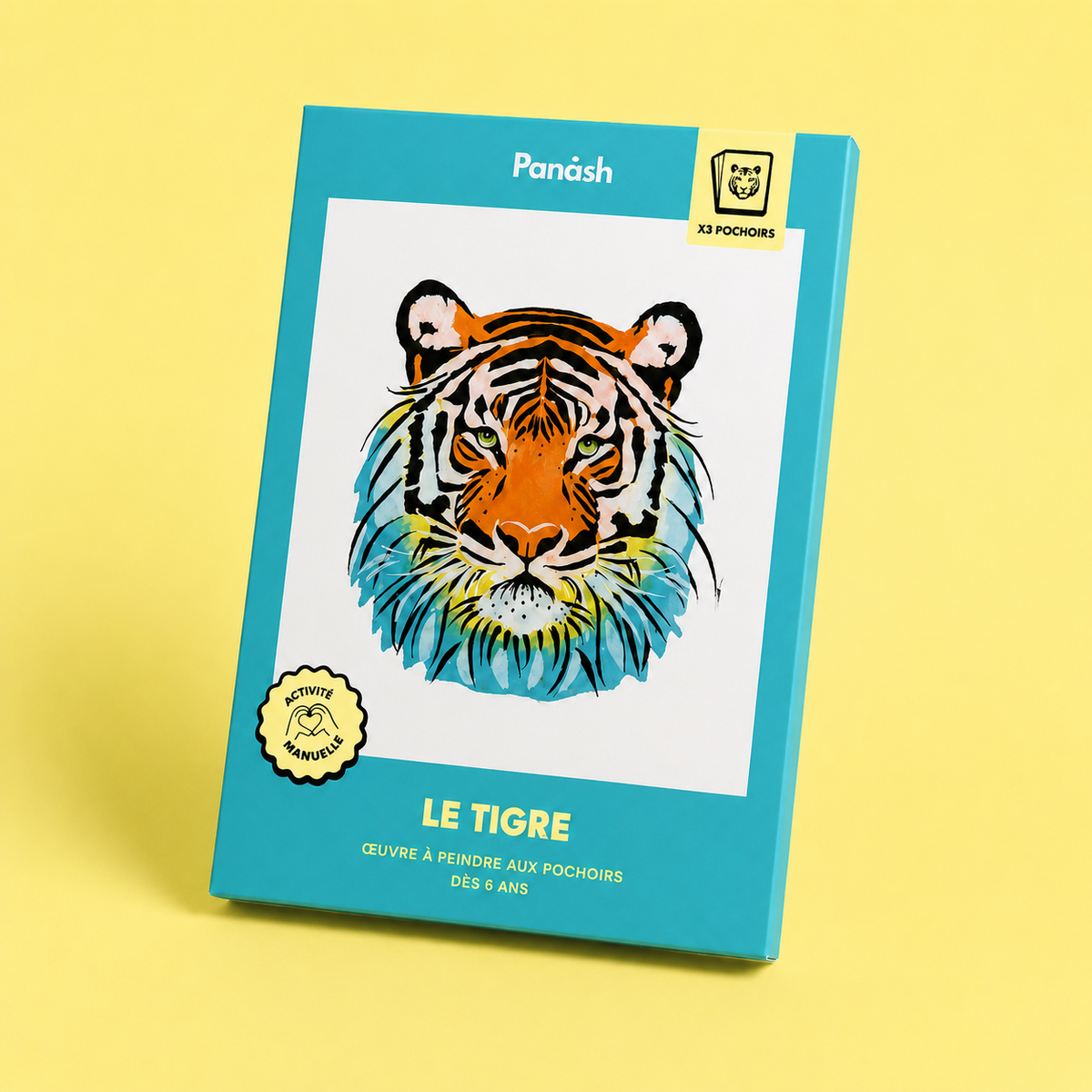 kit peinture pochoirs alternative peinture aux numéros et idée cadeau originale univers animaux