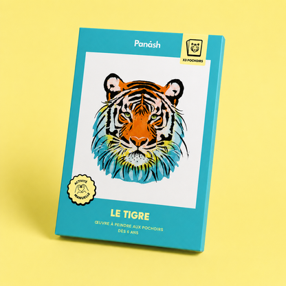 kit peinture pochoirs alternative peinture aux numéros et idée cadeau originale univers animaux