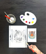 Set de 3 Pochoirs Tigre - Crée une Oeuvre Sauvage et Unique !